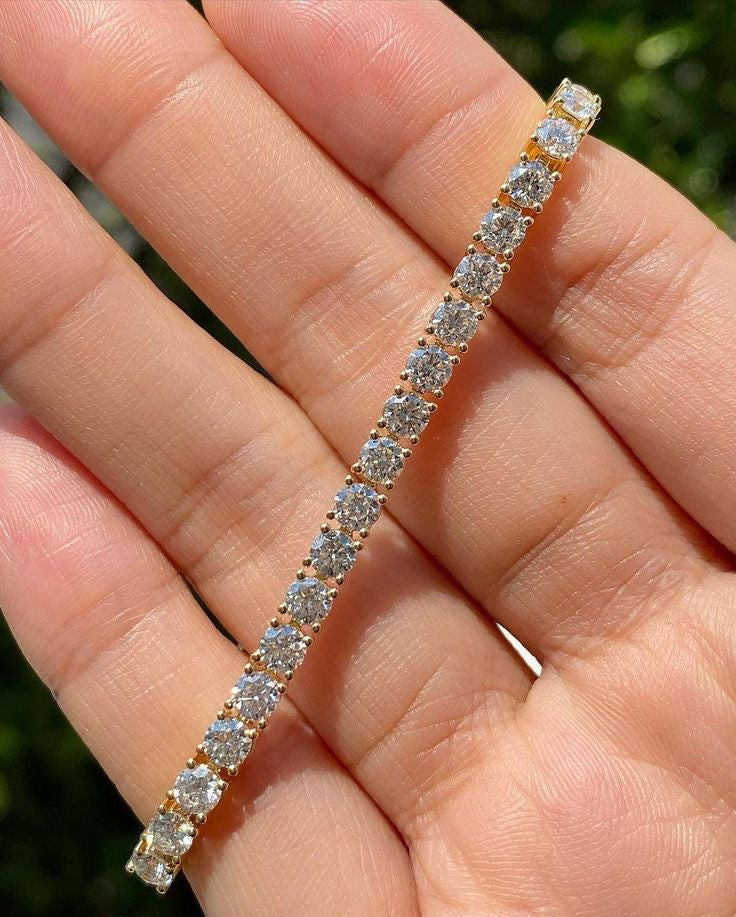 TENNIS BRACELET GOLD 5MM